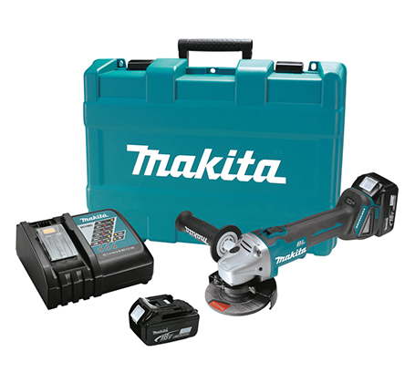 Amoladora Angular a Batería 18v Makita DGA455RF